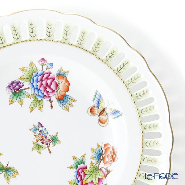 ヘレンド ヴィクトリア・ブーケ 08427-0-50 プレート（オープンワーク） 25cm