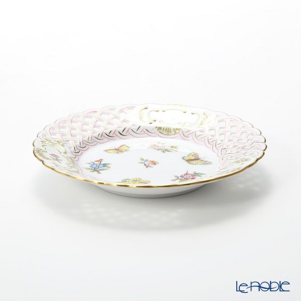 ヘレンド ヴィクトリア・ブーケ 08437-0-50 プレート（オープンワーク） 16cm