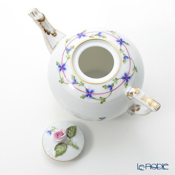 ヘレンド ブルーガーランド PBG 00608-0-09 ティーポット ローズ 400ml