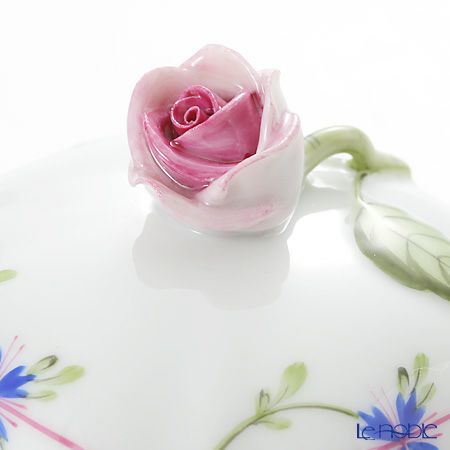 ヘレンド ブルーガーランド PBG 06179-0-09 スクエアボックス（ローズ）