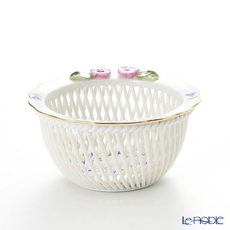 ヘレンド ブルーガーランド PBG 07376-0-00／7376 バスケット（ラウンド）