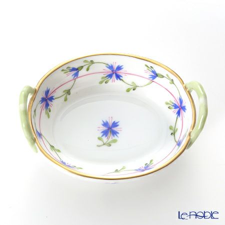 ヘレンド ブルーガーランド PBG 07423-0-00 ハンドル付きリング入れ