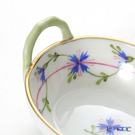 ヘレンド ブルーガーランド PBG 07423-0-00 ハンドル付きリング入れ