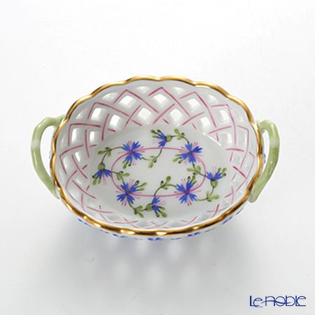 ヘレンド ブルーガーランド PBG 07425-0-00 バスケット（オープンワーク）