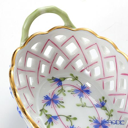 ヘレンド ブルーガーランド PBG 07425-0-00 バスケット（オープンワーク）