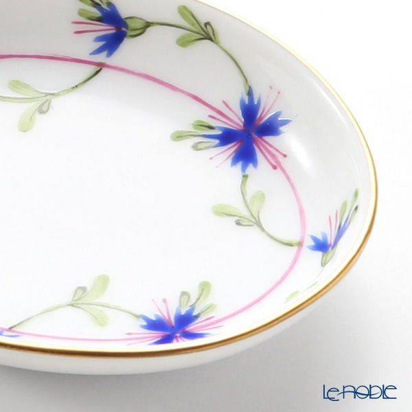 ヘレンド ブルーガーランド PBG 07782-0-00 オーバルトレイ 8cm