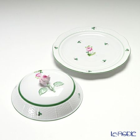 ヘレンド ウィーンのバラ 00075-0-09 ディッシュ（ローズ）