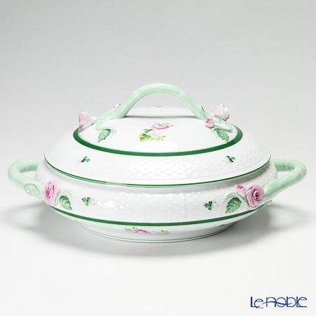 ヘレンド ウィーンのバラ 00086-0-09／91 ベジタブルディッシュ（ローズ） 1400ml