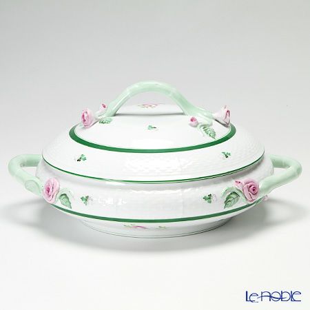 ヘレンド ウィーンのバラ 00086-0-09／91 ベジタブルディッシュ（ローズ） 1400ml