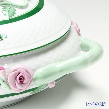 ヘレンド ウィーンのバラ 00086-0-09／91 ベジタブルディッシュ（ローズ） 1400ml