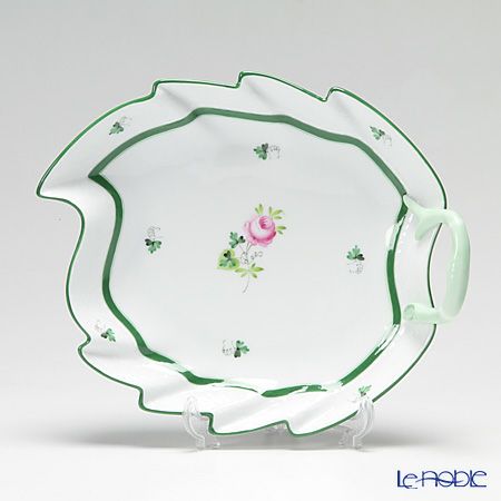 ヘレンド ウィーンのバラ 00200-0-00 リーフディッシュ 23cm