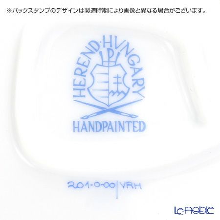 ヘレンド ウィーンのバラ 00201-0-00／201 リーフディッシュ 23.5cm