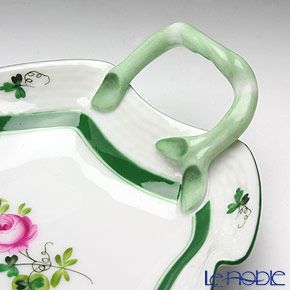 ヘレンド ウィーンのバラ 00205-0-00 リーフディッシュ 15cm