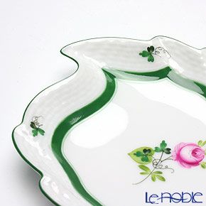 ヘレンド ウィーンのバラ 00205-0-00 リーフディッシュ 15cm