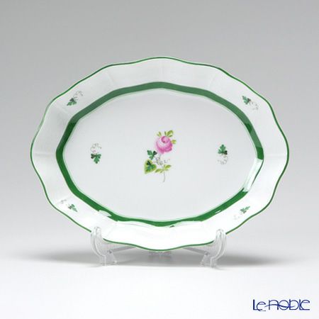 ヘレンド ウィーンのバラ 00213-0-00 ファンシーディッシュ 19.5cm