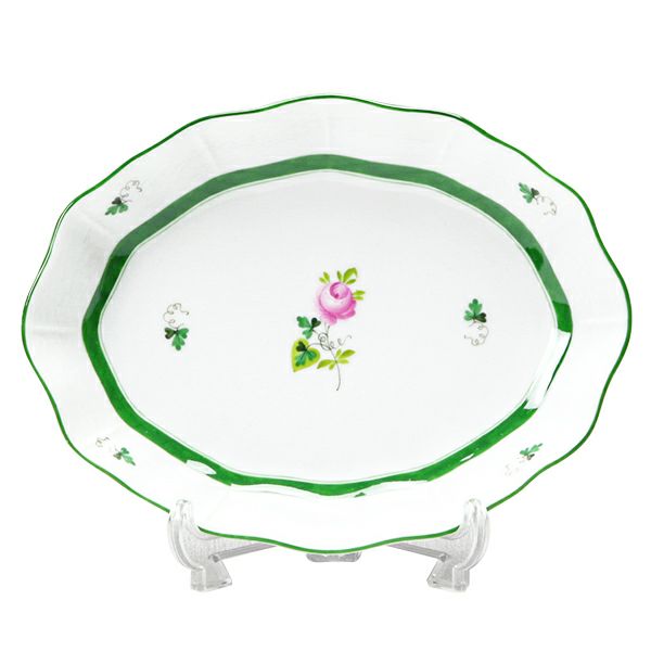 ヘレンド ウィーンのバラ 00213-0-00 ファンシーディッシュ 19.5cm