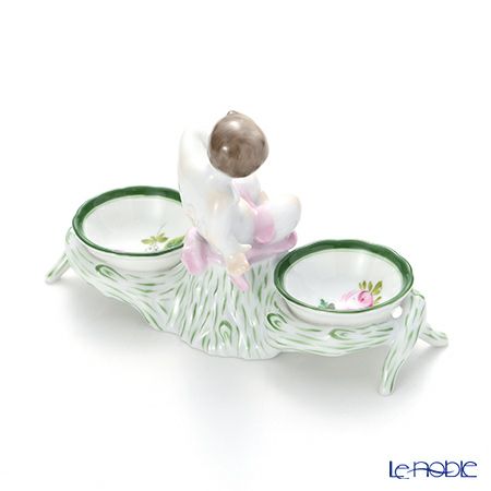 ヘレンド ウィーンのバラ 00258-0-01 エンジェルセラー 14cm