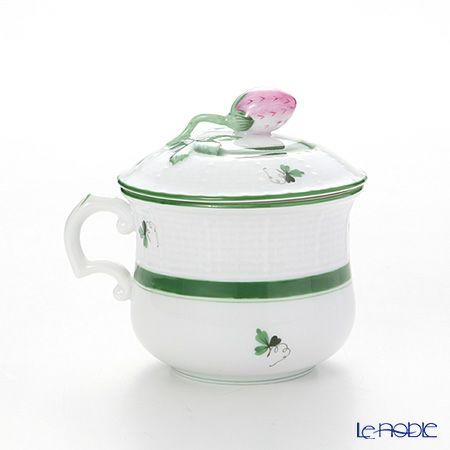 ヘレンド ウィーンのバラ 00385-0-11／739 クリームポット（ストロベリー） 100ml