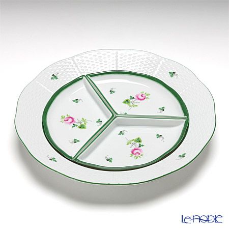 ヘレンド ウィーンのバラ 00441-0-00 オードブルセット 25cm