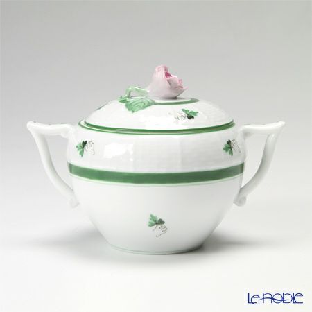 ヘレンド ウィーンのバラ 00472-0-09 シュガーポット ローズ 200ml