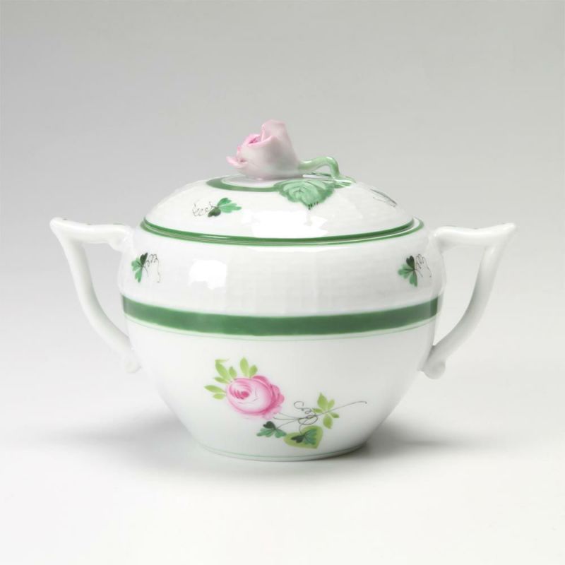 ヘレンド ウィーンのバラ 00472-0-09 シュガーポット ローズ 200ml