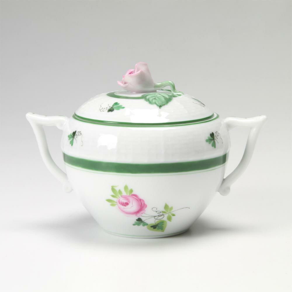 ヘレンド ウィーンのバラ 00472-0-09 シュガーポット ローズ 200ml