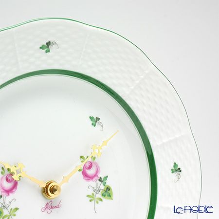 ヘレンド ウィーンのバラ 00507-0-47 ウォールクロック 23cm