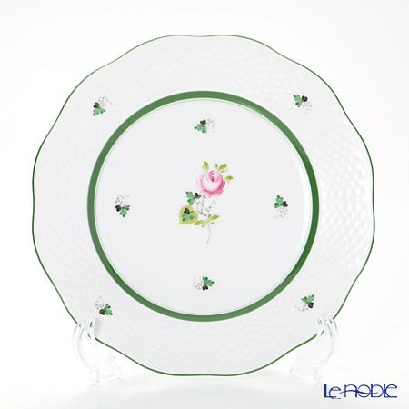 ヘレンド ウィーンのバラ 00519-0-00／519 プレート 21cm