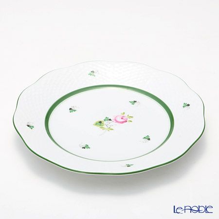 ヘレンド ウィーンのバラ 00519-0-00／519 プレート 21cm