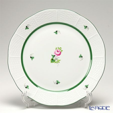 ヘレンド ウィーンのバラ 00524-0-00／524 プレート 25cm