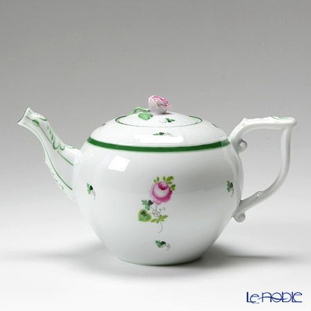 ヘレンド ウィーンのバラ 00604-0-09／602 ティーポット（ローズ） 1200ml