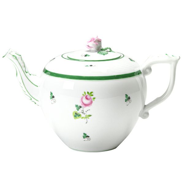 ヘレンド ウィーンのバラ 00606-0-09／604 ティーポット ローズ 800ml