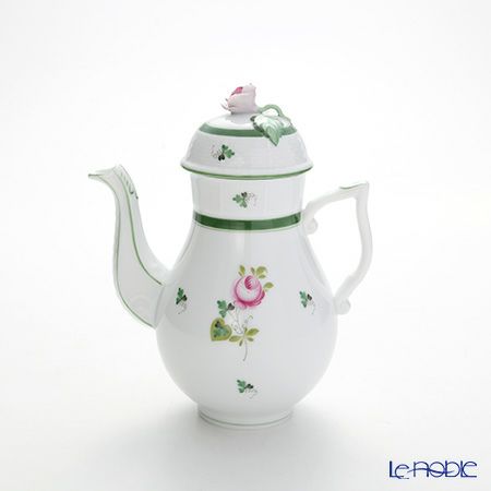 ヘレンド ウィーンのバラ 00614-0-09 モカポット（ローズ） 600ml