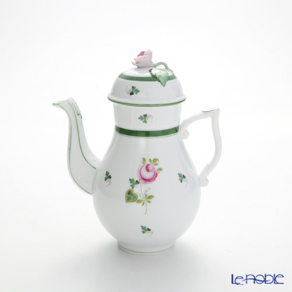 ヘレンド ウィーンのバラ 00614-0-09 モカポット（ローズ） 600ml