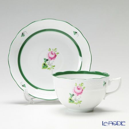 ヘレンド ウィーンのバラ 00701-0-00 モーニングカップ＆ソーサー 250ml