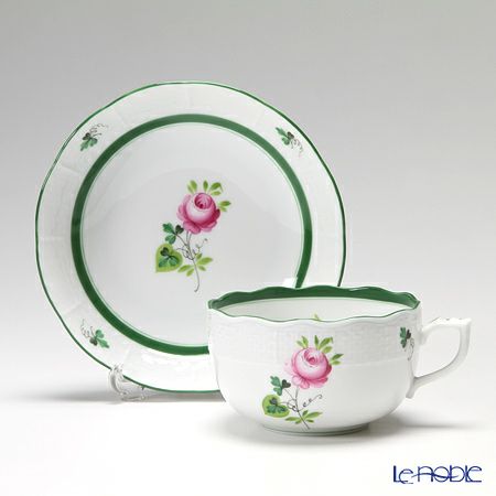 ヘレンド ウィーンのバラ 00704-0-00／704 ティーカップ＆ソーサー 200ml