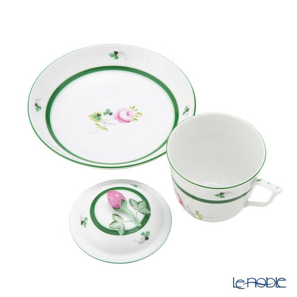 ヘレンド ウィーンのバラ 00705-0-11 ハーブティーカップ＆ソーサー ストロベリー 200ml