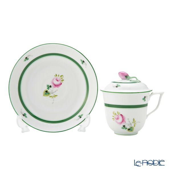 ヘレンド ウィーンのバラ 00705-0-11 ハーブティーカップ＆ソーサー ストロベリー 200ml