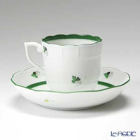 ヘレンド ウィーンのバラ 00707-0-00／707 モカカップ＆ソーサー 150ml