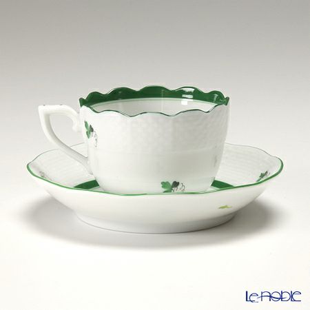 ヘレンド ウィーンのバラ 00711-0-00 モカカップ＆ソーサー 100ml