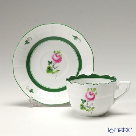 ヘレンド ウィーンのバラ 00711-0-00 モカカップ＆ソーサー 100ml