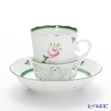 ヘレンド ウィーンのバラ 00713-0-00／713 チョコレートカップ＆ソーサー