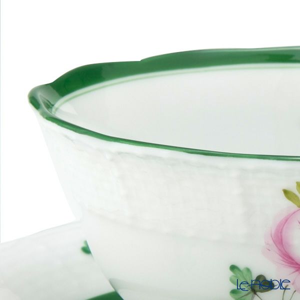 ヘレンド ウィーンのバラ 00734-0-00／734 ティーカップ＆ソーサー（ロウ）