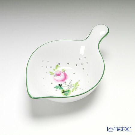 ヘレンド ウィーンのバラ 02452／02451 ティーストレーナー／トレイ