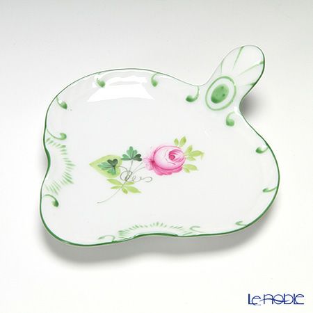 ヘレンド ウィーンのバラ 02452／02451 ティーストレーナー／トレイ