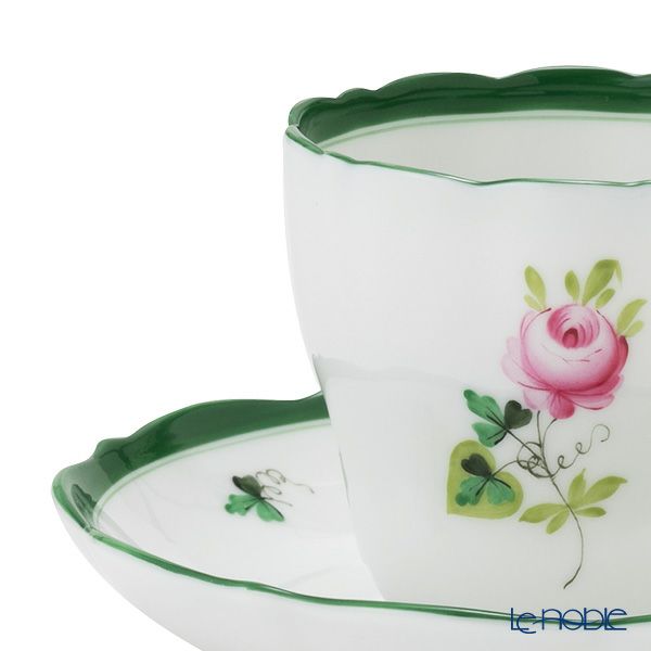 ヘレンド ウィーンのバラ VRH モカカップ＆ソーサー 04098-0-00