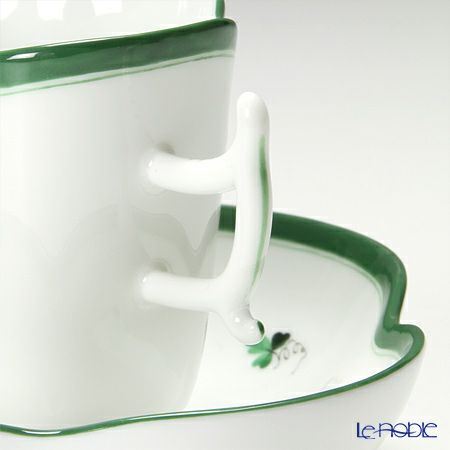 ヘレンド ウィーンのバラ 04198-0-00／4198 コーヒーカップ＆ソーサー（楕円） 100ml