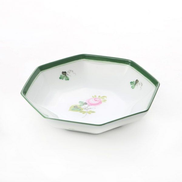 ヘレンド ウィーンのバラ VRH 04307-1-00 小皿（オクタゴナル） 11cm