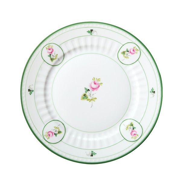 ヘレンド ウィーンのバラ VRH アンピールデザートプレート 19.5cm 04463-0-00