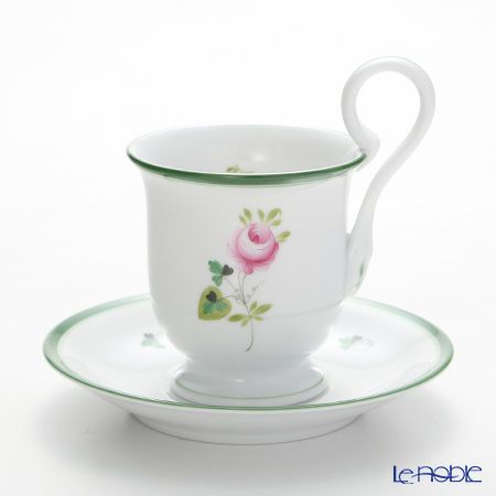 ヘレンド ウィーンのバラ 04911-0-00 コーヒーカップ＆ソーサー（ハイハンドル）